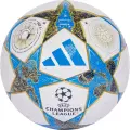 Футбольный мяч Adidas UCL TRAINING 25/26 LEAGUE STAGE бело-голубо-золотой Размер 5 JP1540