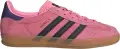 Кеди жіночі Adidas GAZELLE рожево-чорно-фіолетові IE7002