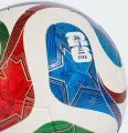 Футзальний м'яч Adidas FIFA WORLD CUP 26™ TRIONDA PRO SALA біло-червоно-зелено-синій Розмір 4 JD8033