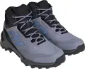 Кроссовки для хайкинга Adidas EASTRAIL 2.0 MID RAIN.RDY HIKING дымчато-голубо-черно-оранжевые HP8601