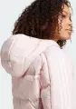 Пуховик жіночий Adidas ESSENTIALS 3-STRIPES MID світло-рожевий IX8923