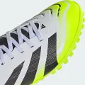 Сороконожки (шиповки) Adidas PREDATOR CLUB TF бело-черно-лаймовые JH8854
