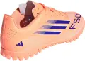 Сороконожки (шиповки) детские Adidas F50 CLUB TF персиково-синие JI0040