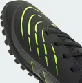 Сороконожки (шиповки) детские Adidas PREDATOR CLUB TF черно-салатовые JH8863