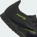Сороконожки (шиповки) детские Adidas PREDATOR CLUB TF черно-салатовые JH8863