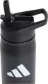 Пляшка для води Adidas METAL STRAW 600 мл чорна KC6409