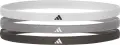 Пов'язки на голову Adidas HAIRBANDS 3PK біла, сіра, антрацитова (3 штуки) ADAC-16203