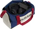 Сумка спортивна Adidas LINEAR DUFFEL SMALL COLORBLOCK 24L синьо-червоно-біла KE5543