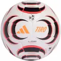 Футбольный мяч Adidas TIRO LEAGUE бело-черно-коралловый Размер 5 KA5263
