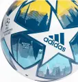 Футбольний м'яч Adidas UCL LEAGUE біло-темно-синьо-блакитно-жовтий Розмір 5 H57820