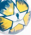 Футбольний м'яч Adidas UCL LEAGUE біло-темно-синьо-блакитно-жовтий Розмір 5 H57820