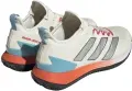 Кросівки тенісні Adidas ADIZERO UBERSONIC 4 CLAY бежево-оранжево-блакитні HQ5930