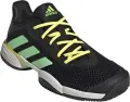 Кросівки тенісні дитячі Adidas BARRICADE CLAY чорно-жовто-салатові HR1028