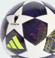 Сувенірний футбольний м'яч Adidas UEFA CHAMPIONS LEAGUE FINAL MINI біло-фіолетово-лаймовий Розмір 1 JX9099