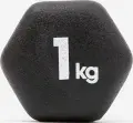 Гантели Adidas DUMBBELLS черные (2 х 1,0 кг) ADWT-11401-NL