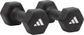 Гантели Adidas DUMBBELLS черные (2 х 3,0 кг) ADWT-11403-NL