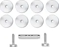 Гантель наборная Adidas ADJUSTABLE CHROME DUMBBELL серебряная (5,0 кг) ADWT-11400