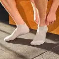 Шкарпетки для йоги Adidas STUDIO SOCKS сірі L/XL ADSK-10002GR