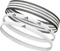 Пов'язки на голову Adidas HAIRBANDS MONOCHROME 3PK білі, чорно-біла (3 штуки) ADAC-16162