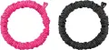Резинки для волосся жіночі Adidas HAIR SCRUNCHIES 2PK рожева, чорна (2 штуки) ADAC-16550