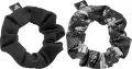 Резинки для волосся жіночі Adidas HAIR SCRUNCHIES 2PK чорна, чорно-біла (2 штуки) ADAC-16500