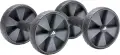 Ролики для преса Adidas CORE ROLLERS чорно-темно-сірі ADAC-11604GR