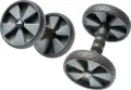 Ролики для преса Adidas CORE ROLLERS чорно-темно-сірі ADAC-11604GR