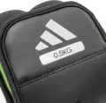 Утяжелители для лодыжки/запястья Adidas ANKLE/WRIST WEIGHTS черно-салатовые (2 х 0.5 кг) ADWT-12320-NL