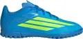 Сороконожки (шиповки) детские Adidas F50 CLUB TF сине-лимонные JS1491