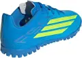 Сороконожки (шиповки) детские Adidas F50 CLUB TF сине-лимонные JS1491
