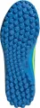 Сороконожки (шиповки) детские Adidas F50 CLUB TF сине-лимонные JS1491