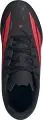 Сороконожки (шиповки) детские Adidas F50 CLUB TF черно-красные JS1490