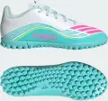 Сороконіжки (шиповки) дитячі Adidas F50 MESSI CLUB TF біло-бірюзово-рожеві JQ0949
