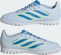 Сороконожки (шиповки) детские Adidas PREDATOR CLUB TF голубо-сине-салатовые JS0366