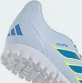 Сороконожки (шиповки) детские Adidas PREDATOR CLUB TF голубо-сине-салатовые JS0366