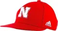 Кепка Adidas NEBRASKA CORNHUSKERS FLAT BRIM SNAP красная GG7605
