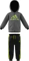 Спортивний костюм дитячий Adidas SPORTSWEAR сіро-чорно-салатовий GK1652