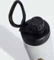 Пляшка для води Adidas METAL BOTTLE SCREW TOP 600 мл біло-чорно-золота KS9666