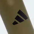 Пляшка для води Adidas METAL BOTTLE SCREW TOP 600 мл оливково-чорна KS9669