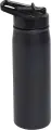 Пляшка для води Adidas METAL BOTTLE STRAW 600 мл чорна KV8999