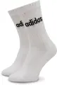 Шкарпетки Adidas LINEAR CREW CUSHIONED 3P білі, сірі, чорні (3 пари) IC1302