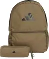 Рюкзак Adidas CLASSIC WITH PENCIL CASE 23,25L хакі JD3091