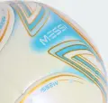 Футбольний м'яч Adidas MESSI CLUB кремово-блакитно-золотий Розмір 5 KE7538