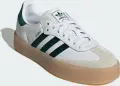 Кеди жіночі Adidas SAMBAE біло-темно-зелені ID0440