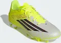 Бутсы Adidas F50 CLUB FG/MG желто-бело-черные JR9053