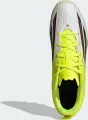 Бутсы Adidas F50 CLUB FG/MG желто-бело-черные JR9053