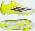 Бутсы Adidas F50 CLUB FG/MG желто-бело-черные JR9053