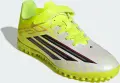 Сороконожки (шиповки) детские Adidas F50 CLUB H&L TF желто-бело-черные JS1484