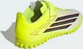 Сороконожки (шиповки) детские Adidas F50 CLUB H&L TF желто-бело-черные JS1484