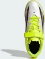 Сороконожки (шиповки) детские Adidas F50 CLUB H&L TF желто-бело-черные JS1484